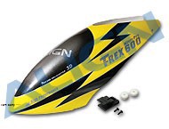 T-REX 600 Nitro - 600N Painted Canopy - Lightning Yellow