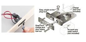 Mounting Set Switch & Charge Jack