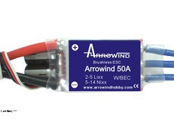 Arrowind 50A ESC (Switch BEC)