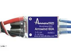 Arrowind 60A ESC (Switch BEC)