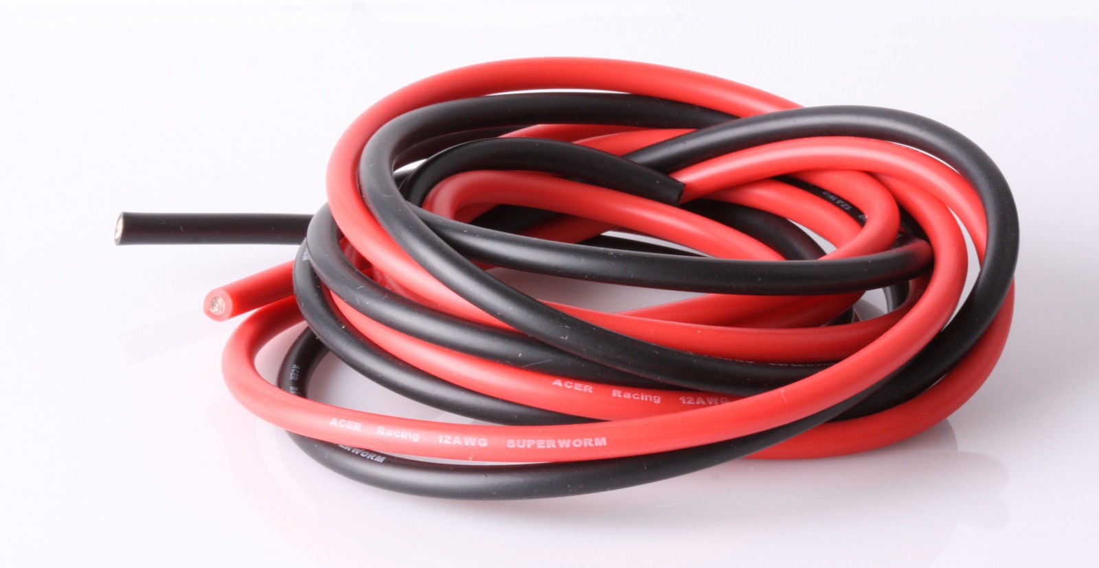 Cabo de Silicone AWG10 ( 1 metro RED )